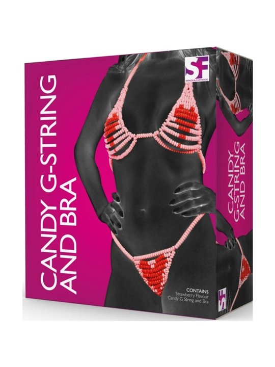 Spencer & Fleetwood Candy Lovers - Perizoma e Reggiseno di Caramelle