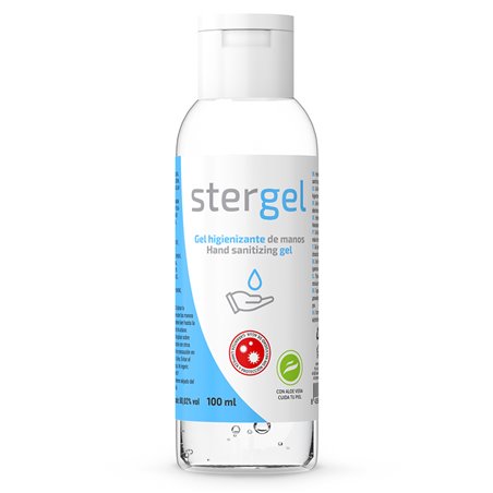 Stergel - 100 ML Hand Sanitizing Gel with Aloe Vera