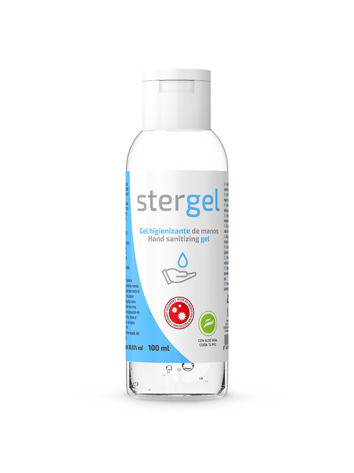 Stergel - 100 ML Hand Sanitizing Gel with Aloe Vera