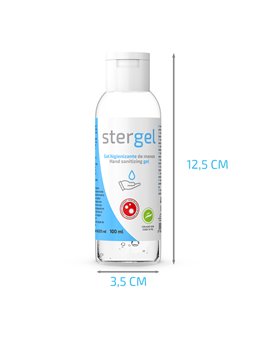 Stergel - 100 ML Hand Sanitizing Gel with Aloe Vera
