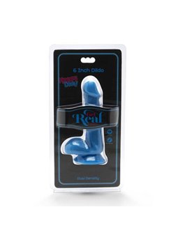 Get Real - Happy Dicks Dildo 12 CM Balls Blue