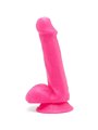 Get Real - Happy Dicks Dildo 12 CM Balls Pink