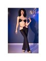Chilirose CR 4851 - Set Top e Leggings Neri con Accessori Dorati L