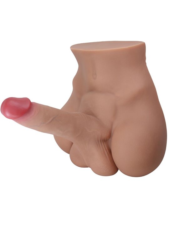 Crazy Bull Rhyne - Torso Maschile in Silicone con Pene e Ano Realistici