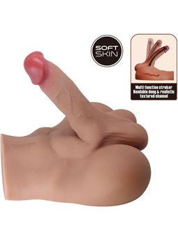 Crazy Bull Rhyne - Torso Maschile in Silicone con Pene e Ano Realistici