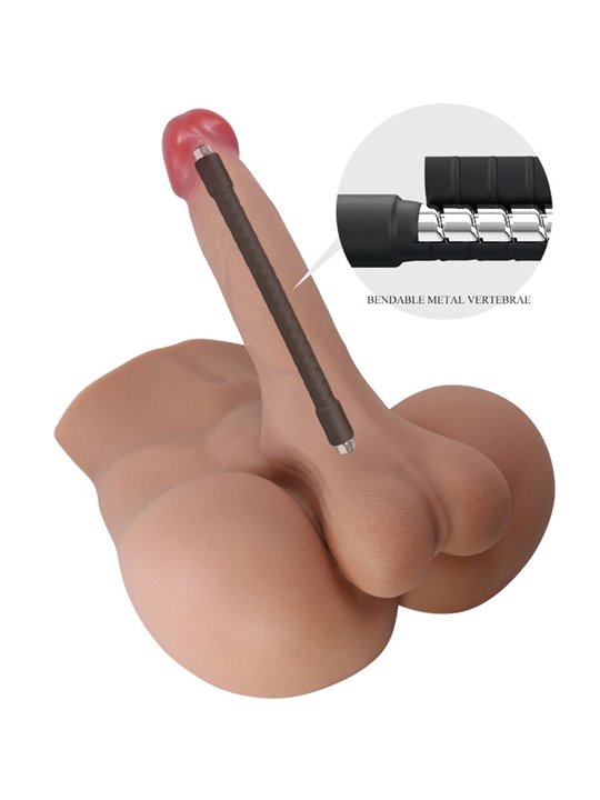 Crazy Bull Rhyne - Torso Maschile in Silicone con Pene e Ano Realistici