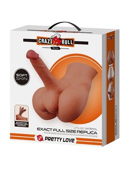 Crazy Bull Rhyne - Torso Maschile in Silicone con Pene e Ano Realistici