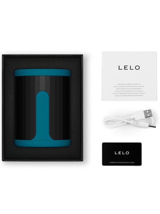Lelo F2S - Blue Silicone Male Masturbator with App