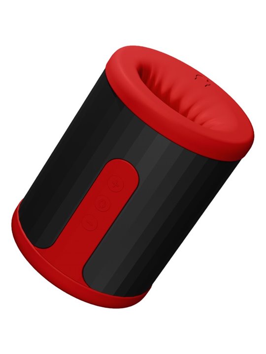 Lelo F2S™ - Masturbatore Maschile in Silicone Liquido Rosso con App