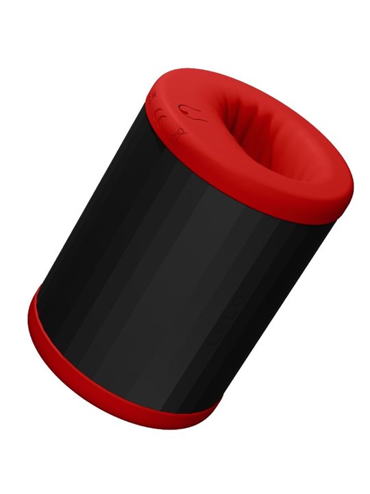 Lelo F2S™ - Masturbatore Maschile in Silicone Liquido Rosso con App