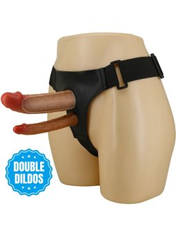Pretty Love Keaven - Strap-On Universale con Doppio Dildo Cavo 