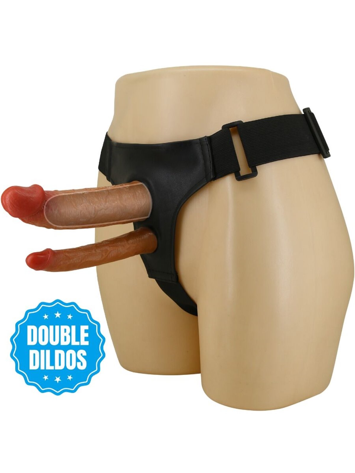 Pretty Love Keaven - Universal Strap-On with Hollow Double Dildo