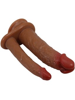 Pretty Love Goran - Realistic Double Dildo in Mulatto Silicone