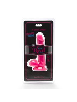 Get Real - Happy Dicks Dildo 12 CM Balls Pink