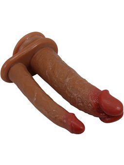 Pretty Love Hulbert - Vibrating Double Dildo Mulatto Silicone