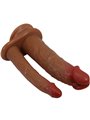Pretty Love Hulbert - Vibrating Double Dildo Mulatto Silicone