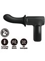 Pretty Love Dj Doctor - Pistola per Massaggi con Dildo 12 Cm Nero