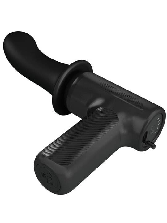 Pretty Love Dj Doctor - Pistola per Massaggi con Dildo 12 Cm Nero