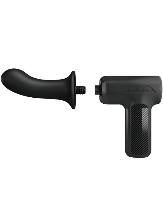 Pretty Love Dj Doctor - Pistola per Massaggi con Dildo 12 Cm Nero