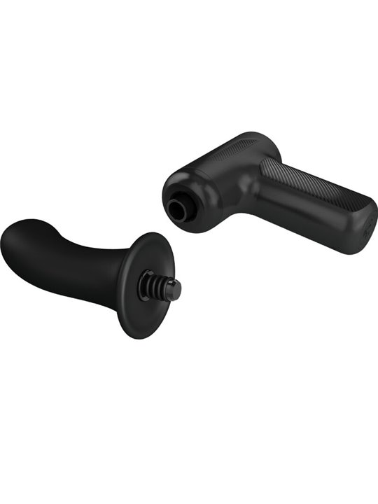Pretty Love Dj Doctor - Pistola per Massaggi con Dildo 12 Cm Nero