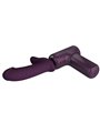 Pretty Love Dj Scholar - Pistola per Massaggi con Dildo 10 Cm Viola