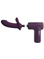 Pretty Love Dj Scholar - Pistola per Massaggi con Dildo 10 Cm Viola