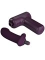 Pretty Love Dj Scholar - Pistola per Massaggi con Dildo 10 Cm Viola