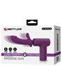 Pretty Love Dj Scholar - Pistola per Massaggi con Dildo 10 Cm Viola