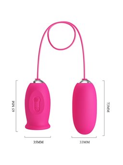 Pretty Love Daisy - Rose-Shaped Vibrating Egg with Licking Tongue