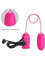 Pretty Love Daisy - Rose-Shaped Vibrating Egg with Licking Tongue