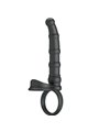 Pretty Love Tatum - Vibrating Cock Ring with Anal Plug Black