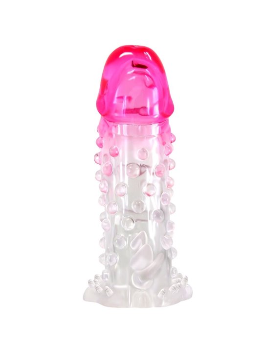 Pretty Love Wilford - Guaina Fallica in Silicone Rosa con Scanalature