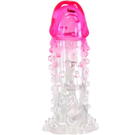 Pretty Love Wilford - Guaina Fallica in Silicone Rosa con Scanalature