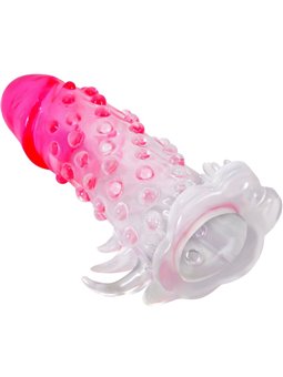 Pretty Love Wilford - Guaina Fallica in Silicone Rosa con Scanalature