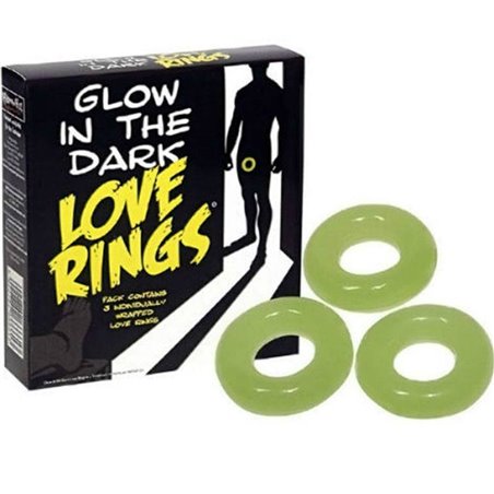 Spencer & Fleetwood - Kit Anello Fallico Glow in The Dark Love Rings