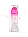Pretty Love Wilford - Guaina Fallica in Silicone Rosa con Scanalature
