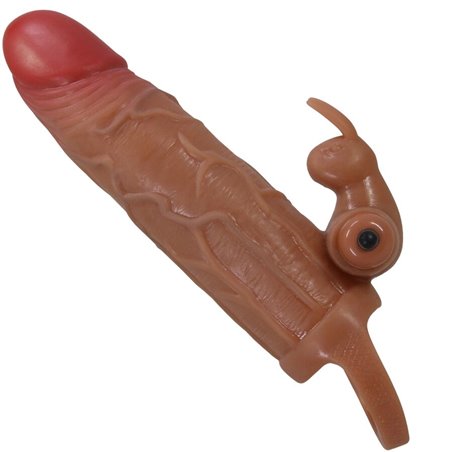 Pretty Love Osmar - Penis Sleeve with Vibrating Rabbit Stimulator