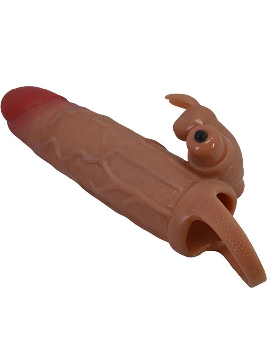 Pretty Love Osmar - Penis Sleeve with Vibrating Rabbit Stimulator