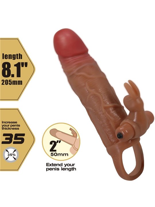 Pretty Love Osmar - Guaina Fallica con Stimolatore Rabbit Vibrante
