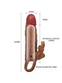 Pretty Love Osmar - Guaina Fallica con Stimolatore Rabbit Vibrante