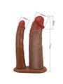 Pretty Love Yairon - Doppia Guaina Fallica con Estensione 4 Cm Mulatto