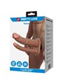 Pretty Love Yairon - Doppia Guaina Fallica con Estensione 4 Cm Mulatto
