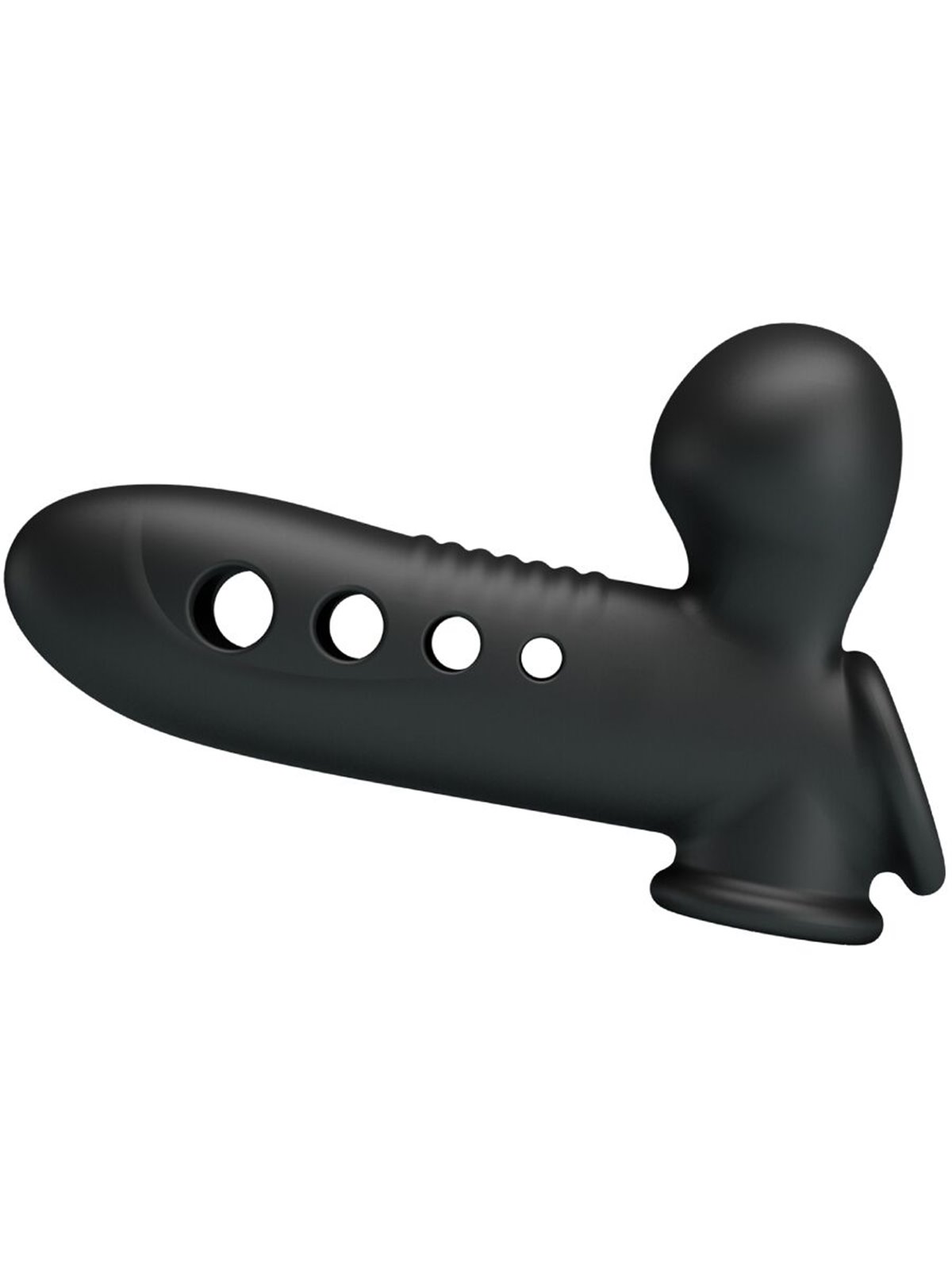 Pretty Love Crane - Guaina Fallica in Silicone Nero con Airbag