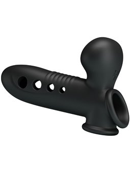 Pretty Love Crane - Guaina Fallica in Silicone Nero con Airbag