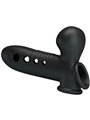 Pretty Love Crane - Guaina Fallica in Silicone Nero con Airbag