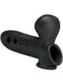 Pretty Love Crane - Guaina Fallica in Silicone Nero con Airbag