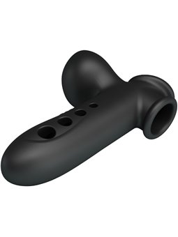 Pretty Love Crane - Guaina Fallica in Silicone Nero con Airbag