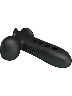 Pretty Love Crane - Guaina Fallica in Silicone Nero con Airbag