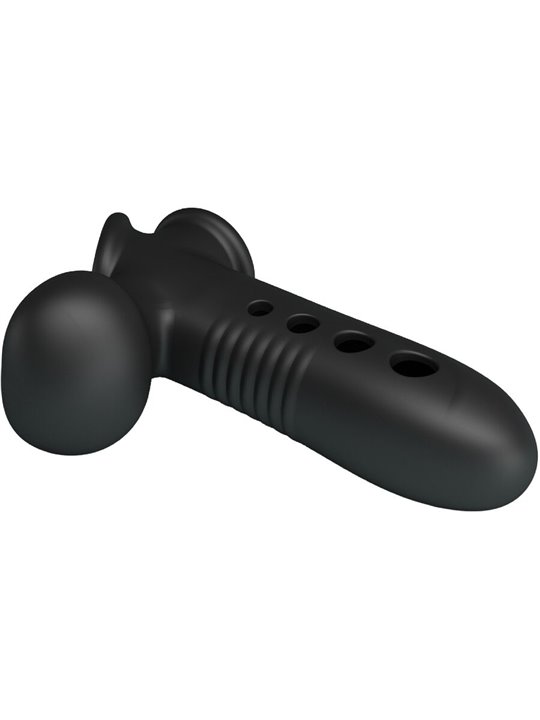Pretty Love Crane - Guaina Fallica in Silicone Nero con Airbag