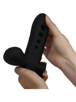 Pretty Love Crane - Guaina Fallica in Silicone Nero con Airbag